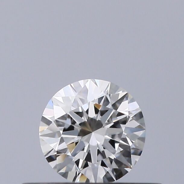 0.32 Carat Natural Diamond, Round Cut, Color F, Clarity VVS1