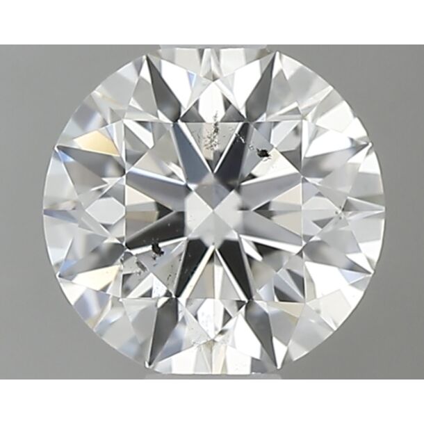 0.52 Karaat Natuurlijke Diamant met een Briljant vorm, Kleur F, Zuiverheid SI1
