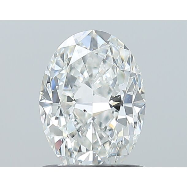 1.01 Carat Diamant Naturel de taille Oval, Couleur F, Pureté SI1
