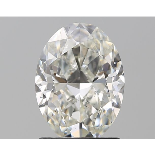 1.51 Carat Natural Diamond, Oval Cut, Color I, Clarity SI1 1.51 Carat Natural Diamond, Oval Cut, Color I, Clarity SI1