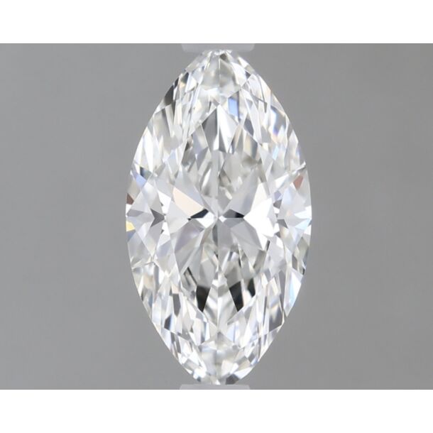 0.42 Karat Natürlicher Diamant Im Marquiseschliff, Farbe H, Reinheit VVS1