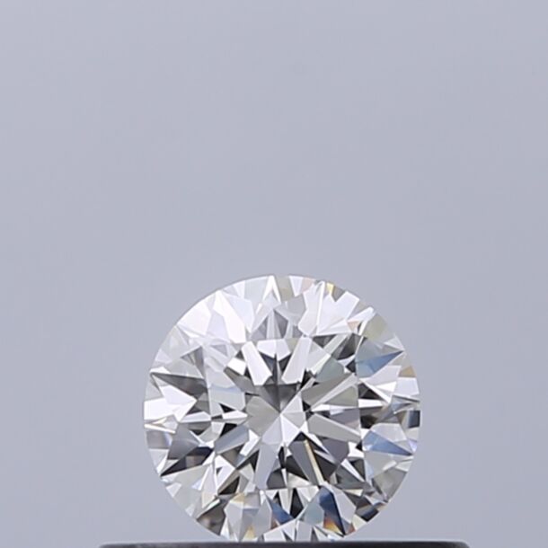 0.32 Carat Natural Diamond, Round Cut, Color F, Clarity VVS2