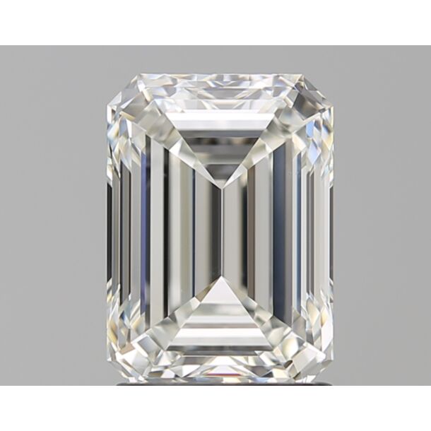 2.07 Karat Natürlicher Diamant Im Smaragdschliff, Farbe I, Reinheit VS2
