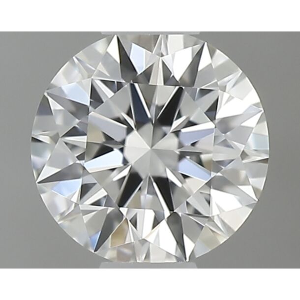0.37 Carat Natural Diamond, Round Cut, Color G, Clarity IF