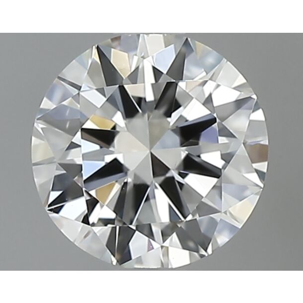 0.7 Carat Natural Diamond, Round Cut, Color H, Clarity VS1