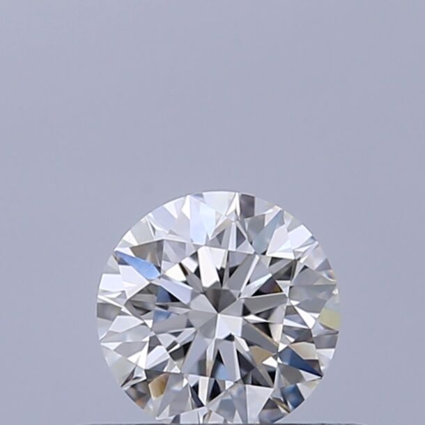 0.32 Carat Natural Diamond, Round Cut, Color F, Clarity VVS1