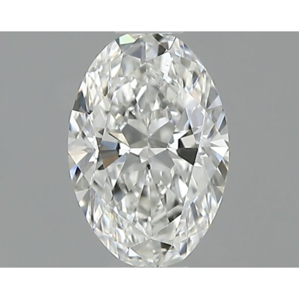 0.59 Karat Natürlicher Diamant Im Ovalschliff, Farbe H, Reinheit SI1