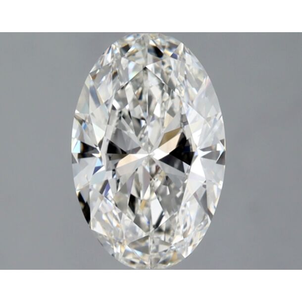 1.5 Carat Natural Diamond, Oval Cut, Color G, Clarity VVS1