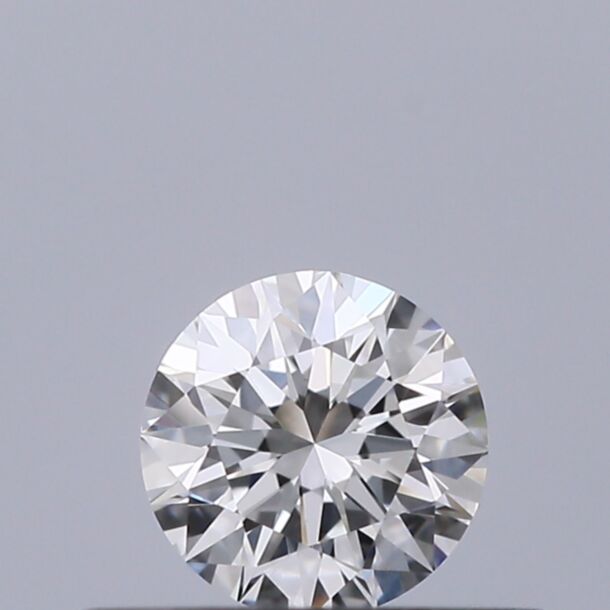 0.31 Carat Natural Diamond, Round Cut, Color F, Clarity VVS2