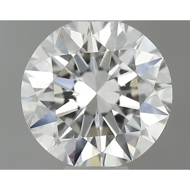 0.45 Carat Natural Diamond, Round Cut, Color H, Clarity VS2