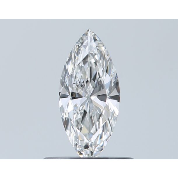 0.41 Carat Diamant Naturel de taille Marquise, Couleur F, Pureté VS1