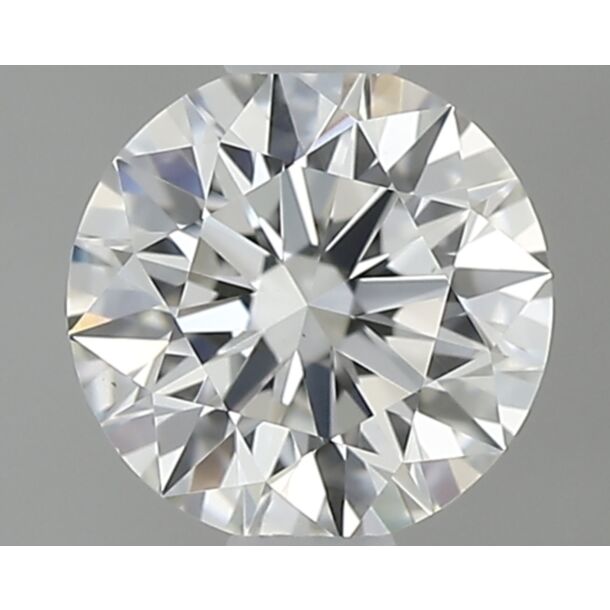 0.43 Carat Diamant Naturel de taille Brillant, Couleur H, Pureté VS1