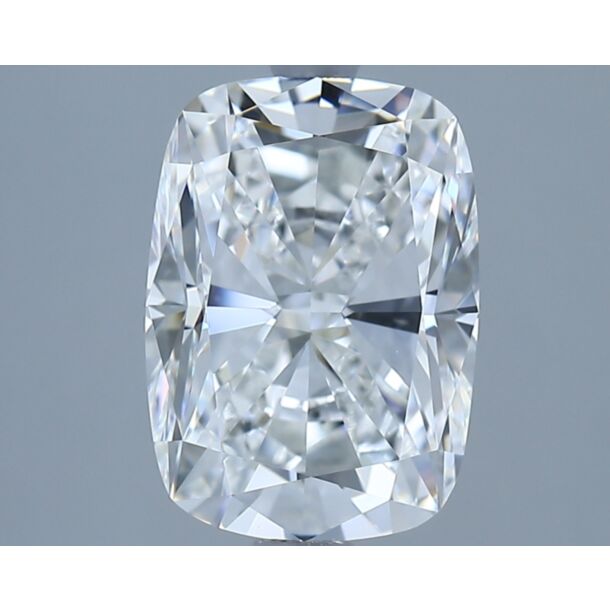 4.01 Carat Diamant Naturel de taille Coussin, Couleur F, Pureté VVS2