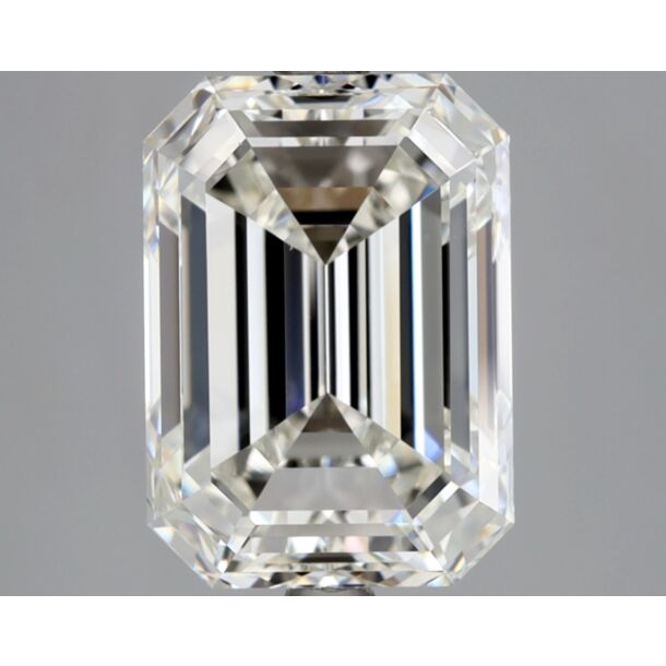 4.01 Carat Natural Diamond, Emerald Cut, Color H, Clarity VS1