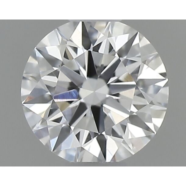 0.32 Carat Natural Diamond, Round Cut, Color E, Clarity VVS2
