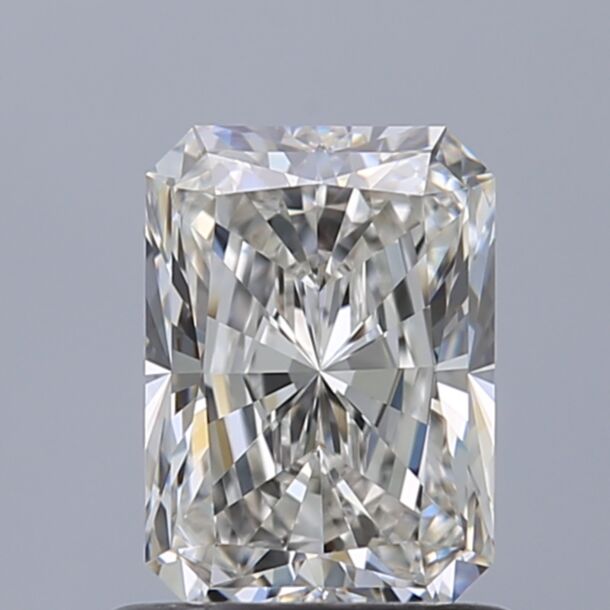 0.91 Karat Natürlicher Diamant Im Radiantschliff, Farbe H, Reinheit VVS1