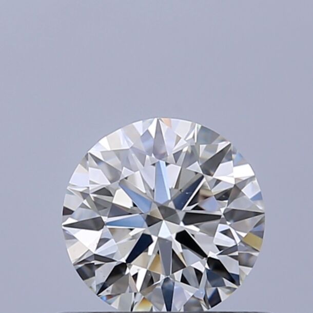 0.45 Carat Natural Diamond, Round Cut, Color H, Clarity VS2