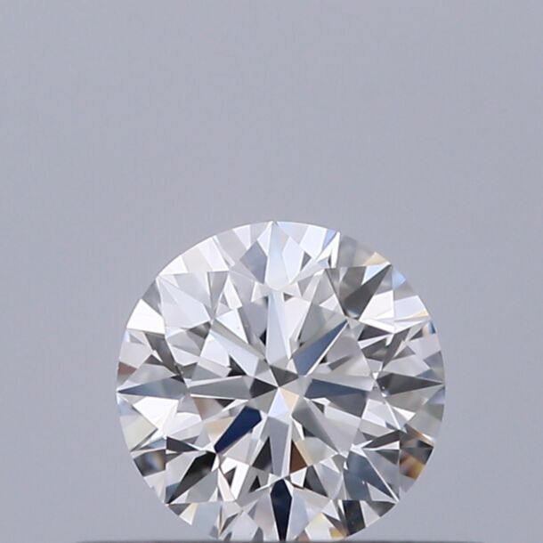 0.38 Carat Natural Diamond, Round Cut, Color E, Clarity VS1