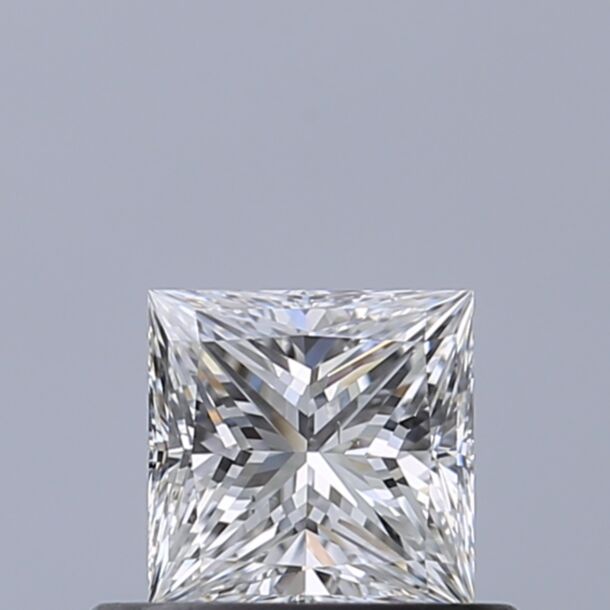 0.5 Karaat Natuurlijke Diamant met een Prinses vorm, Kleur E, Zuiverheid SI1
