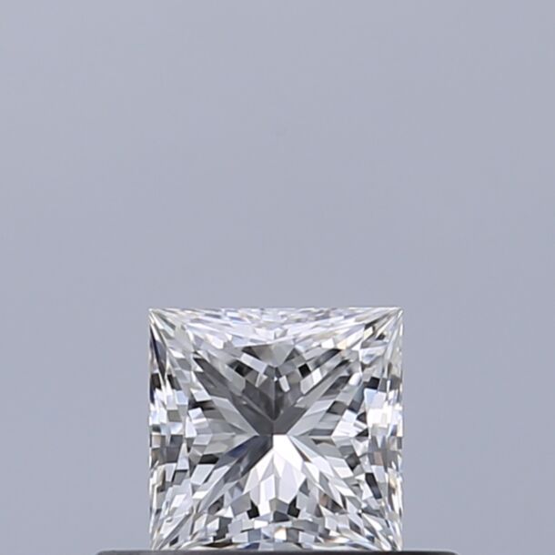 0.38 Karaat Natuurlijke Diamant met een Prinses vorm, Kleur D, Zuiverheid VVS1