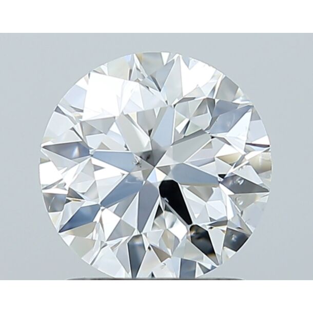 1.43 Carat Natural Diamond, Round Cut, Color F, Clarity SI1