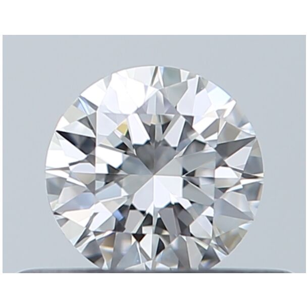 0.3 Carat Natural Diamond, Round Cut, Color E, Clarity VVS2