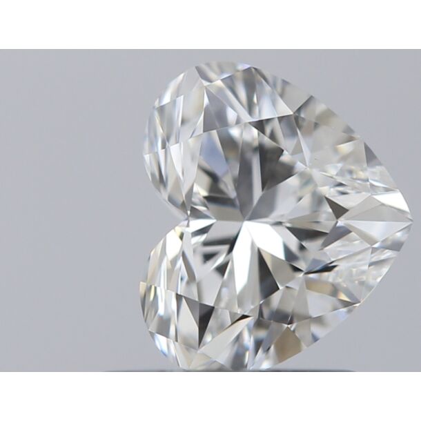 0.81 Karat Natürlicher Diamant Im Herzschliff, Farbe G, Reinheit VS1