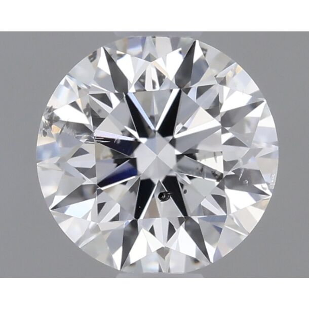 0.51 Carat Natural Diamond, Round Cut, Color E, Clarity SI1
