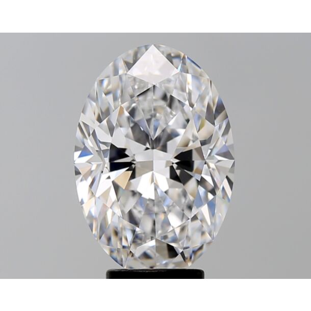 5.2 Carat Natural Diamond, Oval Cut, Color D, Clarity FL