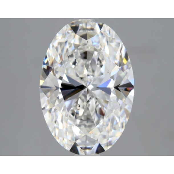 2.5 Carat Natural Diamond, Oval Cut, Color F, Clarity VS2