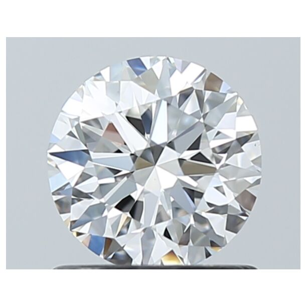 0.9 Carat Natural Diamond, Round Cut, Color E, Clarity VS1