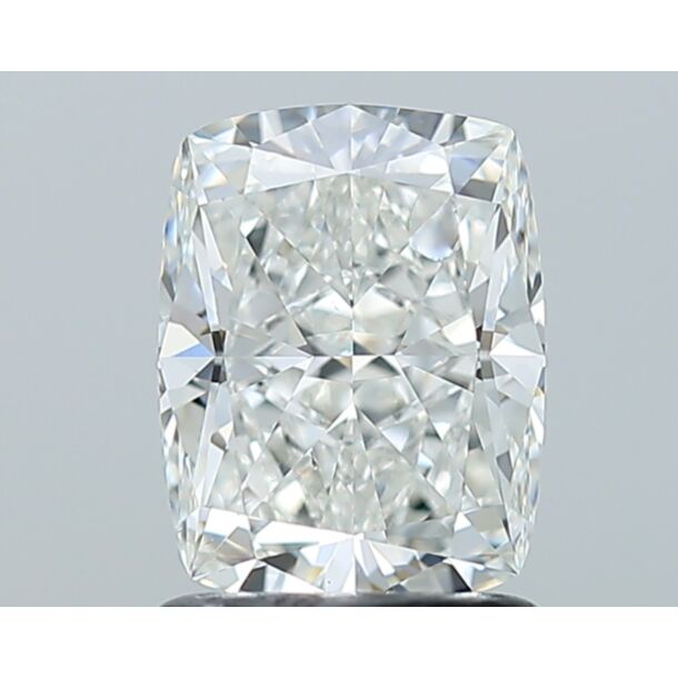 1.51 Carat Diamant Naturel de taille Coussin, Couleur G, Pureté VS2