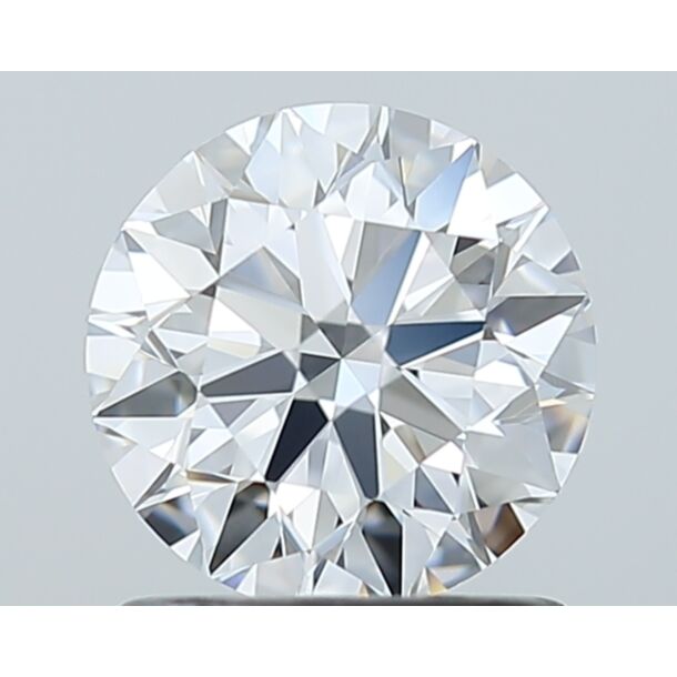 1.06 Carat Natural Diamond, Round Cut, Color D, Clarity VVS1