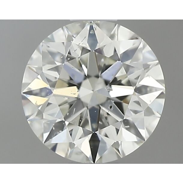 0.7 Carat Natural Diamond, Round Cut, Color I, Clarity SI1