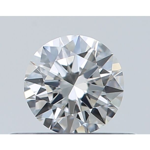 0.3 Carat Natural Diamond, Round Cut, Color F, Clarity VVS1