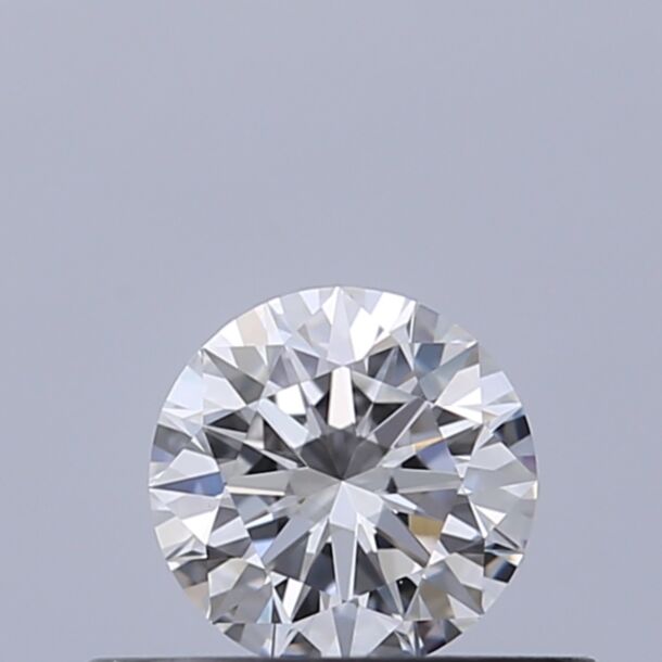 0.33 Carat Natural Diamond, Round Cut, Color E, Clarity VS2