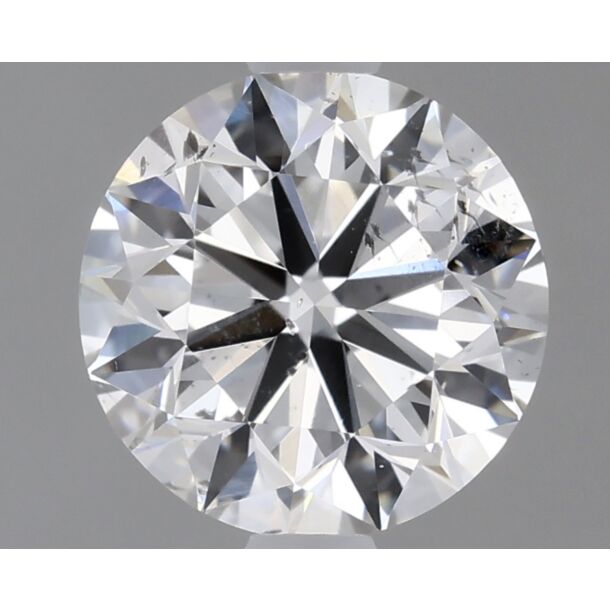 0.7 Carat Natural Diamond, Round Cut, Color G, Clarity SI1