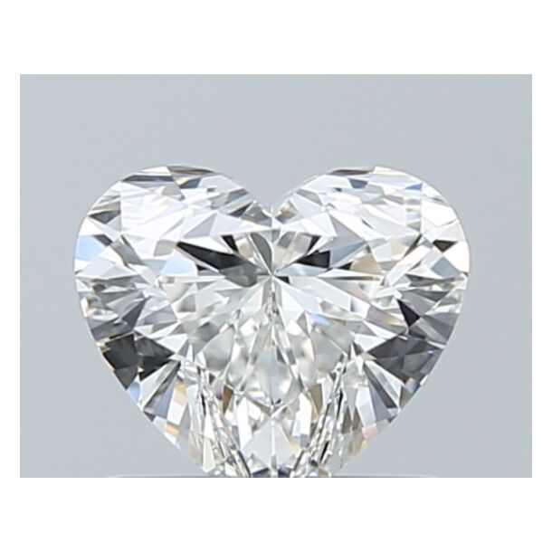 0.72 Karat Natürlicher Diamant Im Herzschliff, Farbe G, Reinheit VS1