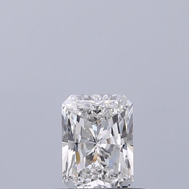 0.33 Carat Natural Diamond, Radiant Cut, Color F, Clarity IF