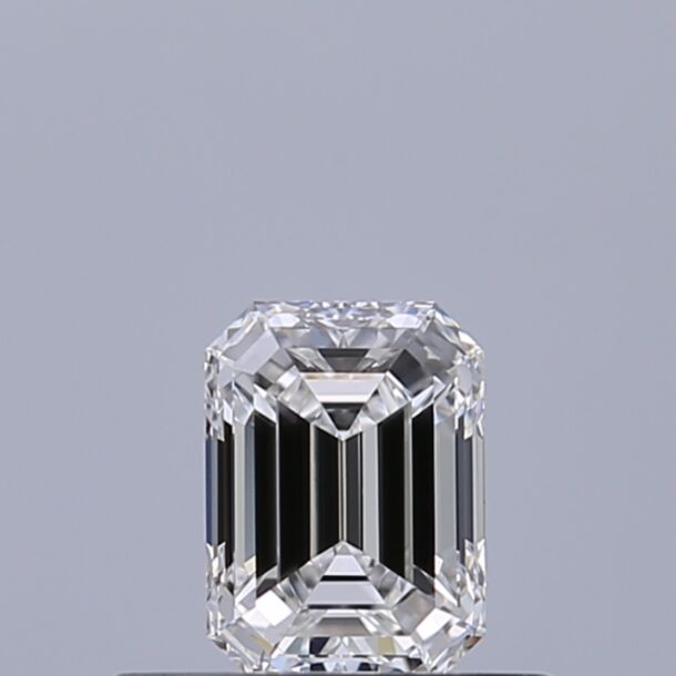 0.4 Karat Natürlicher Diamant Im Smaragdschliff, Farbe E, Reinheit VVS1