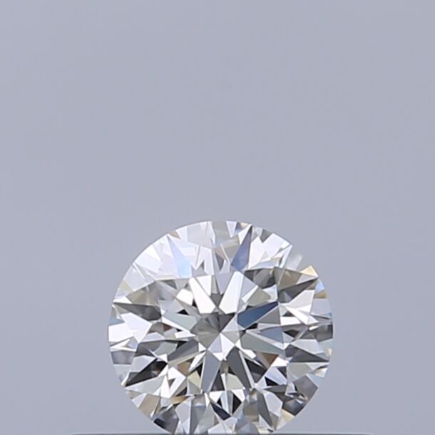 0.3 Carat Natural Diamond, Round Cut, Color E, Clarity VVS2