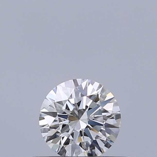 0.3 Carat Natural Diamond, Round Cut, Color E, Clarity VVS2