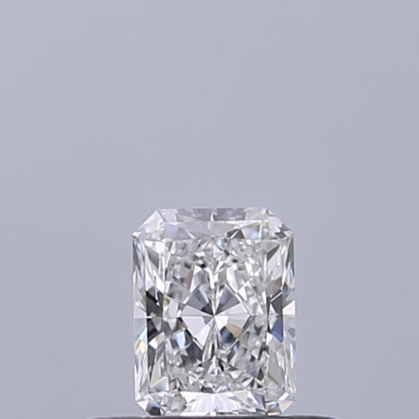 0.3 Carat Diamant Naturel de taille Radiant, Couleur D, Pureté VVS1