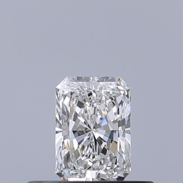 0.32 Carat Diamant Naturel de taille Radiant, Couleur D, Pureté VVS1