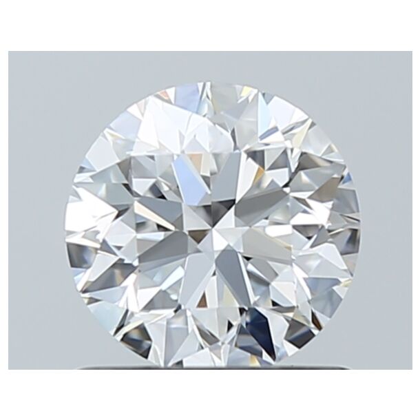 0.9 Carat Natural Diamond, Round Cut, Color E, Clarity VVS1