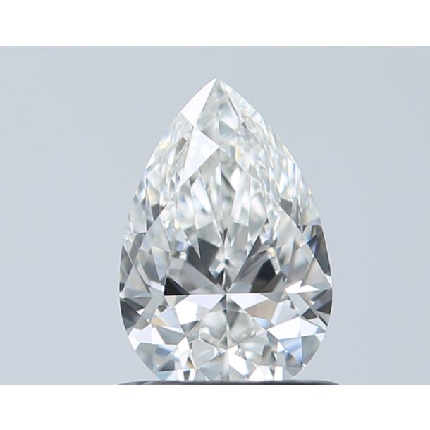 0.7 Karat Natürlicher Diamant Im Tropfenschliff, Farbe F, Reinheit VS2