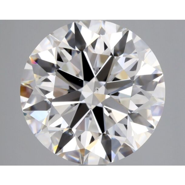4.01 Carat Diamant Naturel de taille Brillant, Couleur F, Pureté SI1