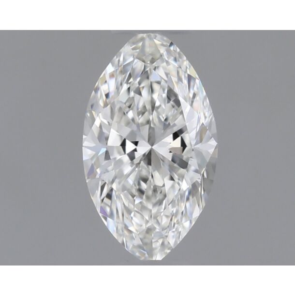 0.4 Karat Natürlicher Diamant Im Marquiseschliff, Farbe G, Reinheit IF