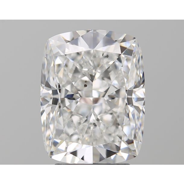 4.02 Carat Natural Diamond, Cushion Cut, Color F, Clarity SI1