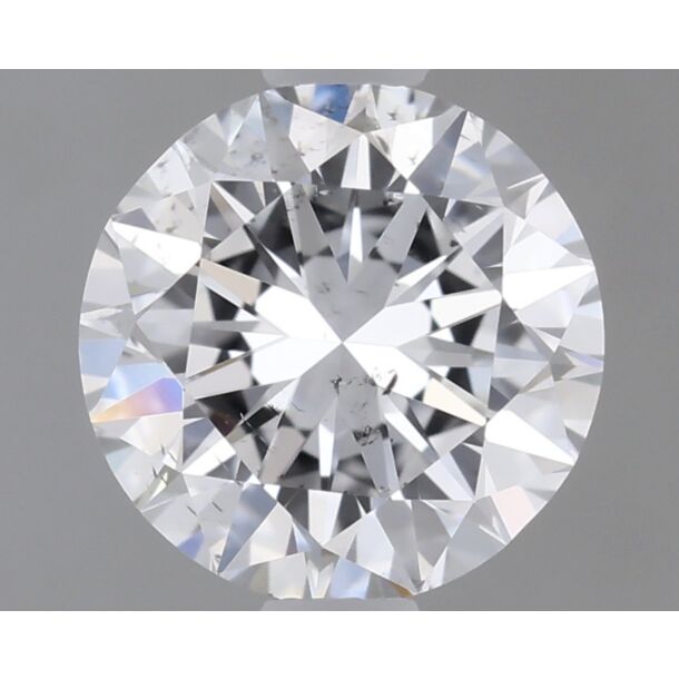 0.5 Karat Natürlicher Diamant Im Brillantschliff, Farbe D, Reinheit SI1